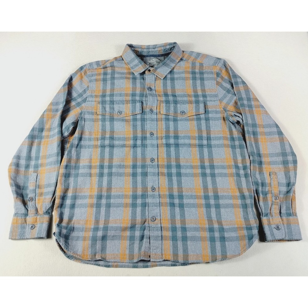 REI Co-op Shirt Mens Large Multicolor Plaid Long Sleeve Flannel Button Up Casual